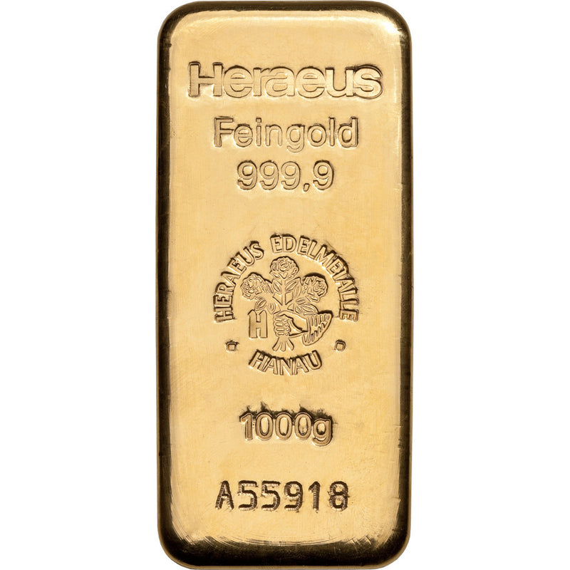 Goldbarren 1000g - Heraeus